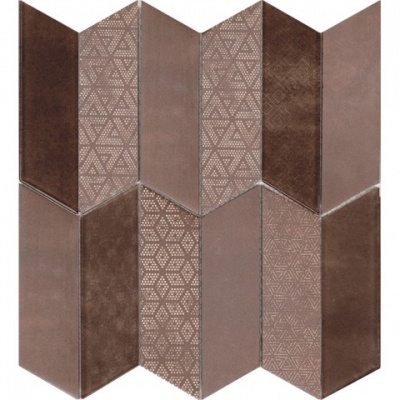 Испанская плитка L'Antic Colonial Mosaics Collection Rhomboid Chocolate 29.8 29.8