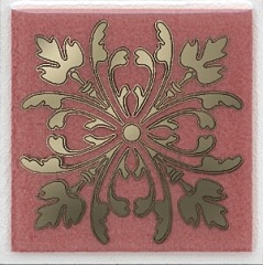 Плитка Вставка Клемансо розовый HGD\C252\5246 4.9х4.9 (Россия) Вставка Клемансо розовый HGD\C252\5246 4.9х4.9