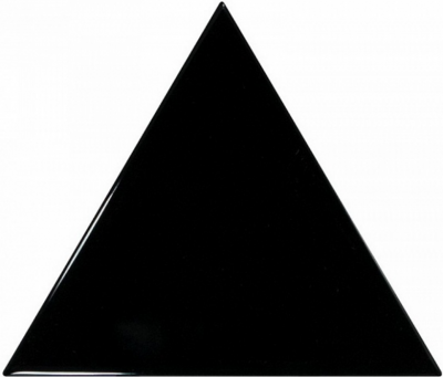 Испанская плитка Equipe Triangolo Scale Triangolo Black 10.8 12.4