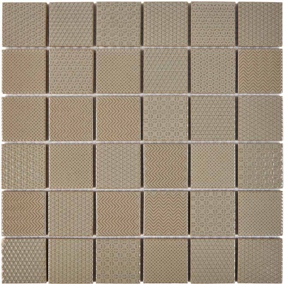 Китайская плитка Pixmosaic Керамическая мозаика PIX619 (чип 4,8х4,8 см.) 30.6 30.6