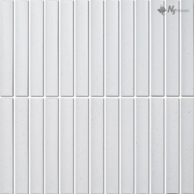 Китайская плитка NS-mosaic  Porcelain PP20145-10 (2x14.5) 29.6 29.9