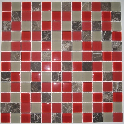 Китайская плитка NS-mosaic  Exclusive S-808 (2.3x2.3) 29.8 29.8
