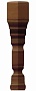 Плитка Внешний угол Ang. Terminale Deco Caramel Craquele 2 12
