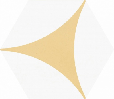 Испанская плитка Codicer Porto Hex. Porto Venere Yellow 22 25