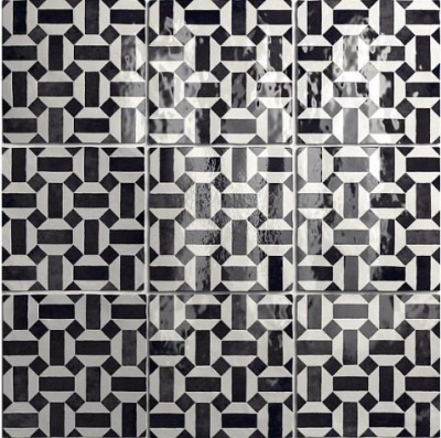 Испанская плитка Equipe ARTISAN ARTISAN Lunas B&W 13.2 13.2