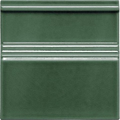 ADMO5205 Adex Modernista Rodapie Clasico C/C Verde Oscuro 15х15