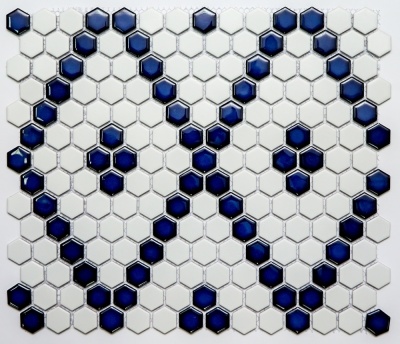 Китайская плитка NS-mosaic  Porcelain PS2326-43 керамика глянцевая (23*26*5) 30.6 35