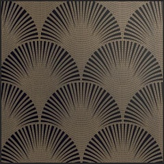 PAVONE OTTONE SU NERO MATT 60х60