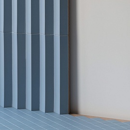 Triangle Large Blue Matt