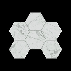 Montis MN01 Мозаика Hexagon Непол. White 25 28.5
