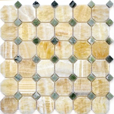 Китайская плитка DonnaMosaic Каменная мозаика QS-027-48P/10 30.5 30.5