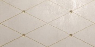 Итальянская плитка Petracer's Ad Maiora Rhombus Oro su Beige, fregio Oro 50 100