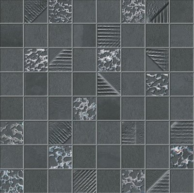 Испанская плитка Ibero Cromat-One Mosaico Cromat-One Carbon 30 30