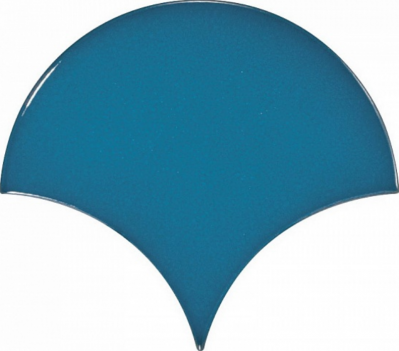 Испанская плитка Equipe Scale Scale Fan Electric Blue 10.6 12