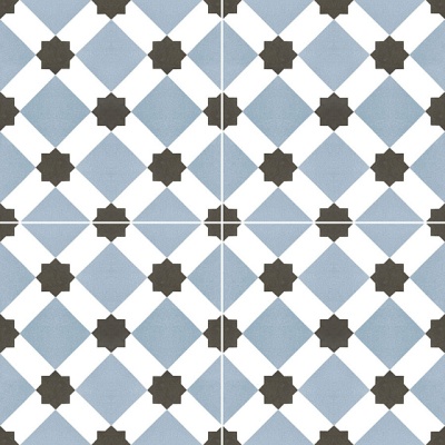 Испанская плитка Niceker Chic Chic Howard Blue 45 45