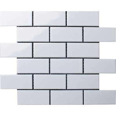 Китайская плитка StarMosaic Brick & Metro B&M Metro White Glossy (A32000/A1001G) (чип 4,5х9,5 см.) 28.8 29.4