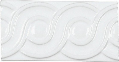 Испанская плитка Adex Neri ADNE4113 Relieve Clasico Blanco Z 7.5 15