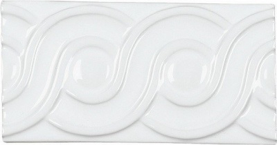 Испанская плитка Adex Neri ADNE4113 Relieve Clasico Blanco Z 7.5 15