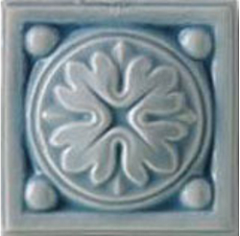 Плитка GRAZIA CERAMICHE ESSENZE Voluta Genziana 6х6 (Италия) GRAZIA CERAMICHE ESSENZE Voluta Genziana 6х6