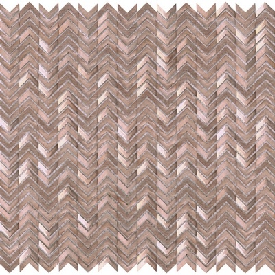 Испанская плитка L'Antic Colonial Metal Mosaics Gravity Aluminium Arrow Rose Gold 29.8 30