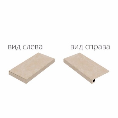 Российская плитка Italon Materia Materia Magnesio Scalino Ang.Sx (Угловая Левая) Cer 33x60 33 60