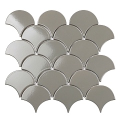 Fan Shape Dark Grey Glossy (BF1312) 27.4 29.3