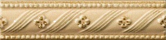 Rialto Listello Floreale Crema Painted 3.5 15