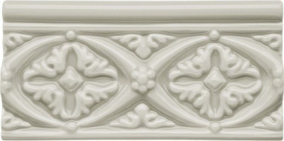 Испанская плитка Adex Neri ADNE4134 Relieve Bizantino Silver Mist 7.5 15