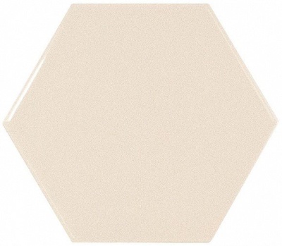 Испанская плитка Equipe Scale Scale Hexagon Cream 10.7 12.4