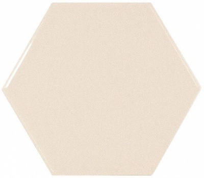 Испанская плитка Equipe Scale Scale Hexagon Cream 10.7 12.4