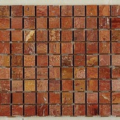 Marble Mosaic Red Travertine 30.5 30.5