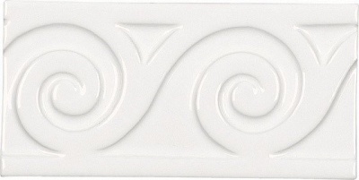 Испанская плитка Adex Neri ADNE4118 Relieve Mar Blanco Z 7.5 15