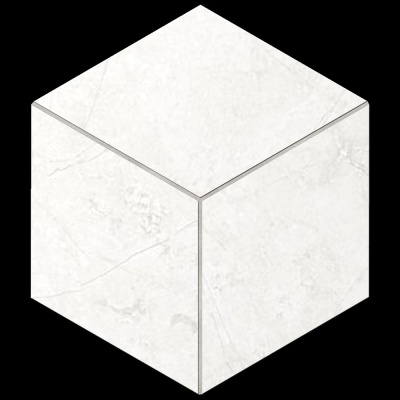 Российская плитка Estima Marmulla MA00 Мозаика Cube Полир. Ivory 25 29
