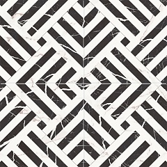 Плитка Apollon Charcoal Black Pre-cut 45 45