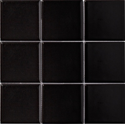 Китайская плитка StarMosaic Homework Black Matt (MH80110) (97x97) 300 300