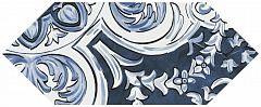 Плитка HGD/A514/35000 Декор Алмаш 3 синий глянцевый 14 34