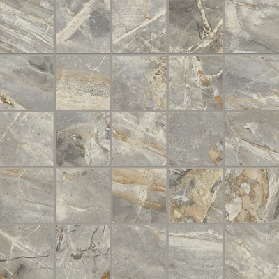 Российская плитка Coliseum Gres Verona Verona Grigio Mosaico Nat 28 28