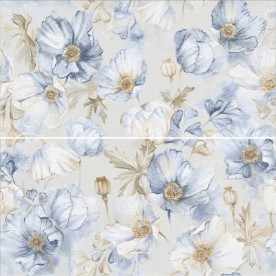 Индийская плитка Staroslim Decors Elite Bluebell Decor A+B 60 120
