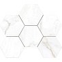Ideal ID01  Мозаика Hexagon Полир. White 25 28.5
