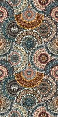 Испанская плитка Ceracasa Couture Deco Couture Mandala 49,1 98,2