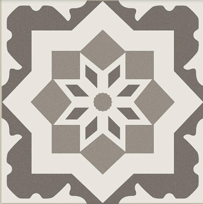 Испанская плитка Ribesalbes ANTIGUA ANTIGUA PAV.  Decor Gris 20 20