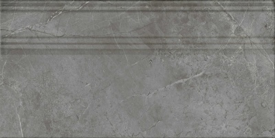 Российская плитка Kerama Marazzi Риальто FME031R Плинтус Риальто серый тёмный глянцевый обрезной 20 40