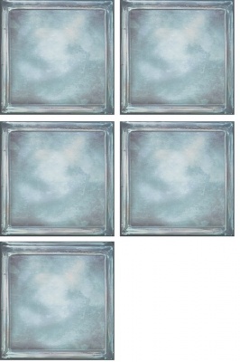 Испанская плитка Aparici Glass Glass Blue Pave 20 20