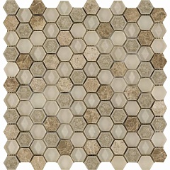 L244006231 Aura Hexagon Creams 29x30x0,8 29 30