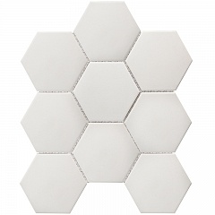 Hexagon  big White Matt Antislip (JFQ51011) 29.5 25.6