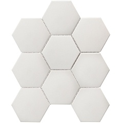 Hexagon  big White Matt Antislip (JFQ51011) 29.5 25.6
