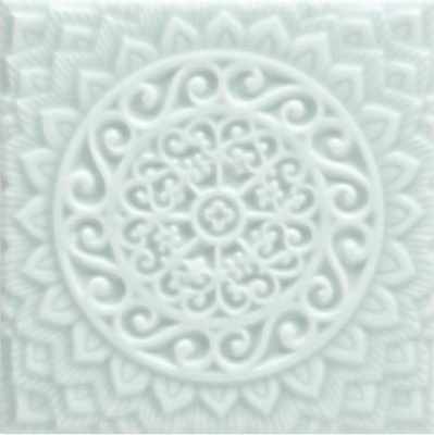 Испанская плитка Adex Studio ADST4104 Adex Studio Relieve Mandala Universe Fern 14.8 14.8