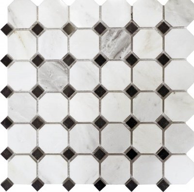 Китайская плитка DonnaMosaic Каменная мозаика QS-091-48P/10 30.5 30.5