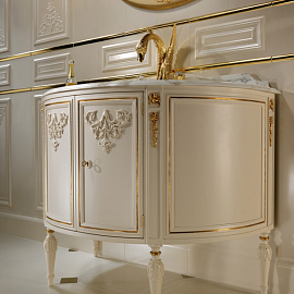 800 Italiano Cassettone Bianco