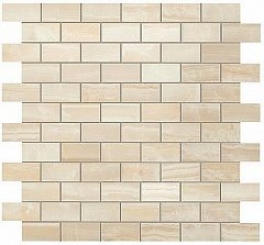 S.O. Ivory Chiffon Brick Mosaic 30.5 30.5
